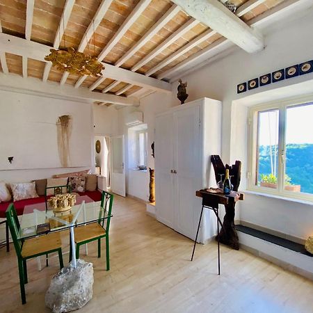 La Sorpresa Sul Bastione With Panoramic Balcony Lägenhet Pitigliano Exteriör bild