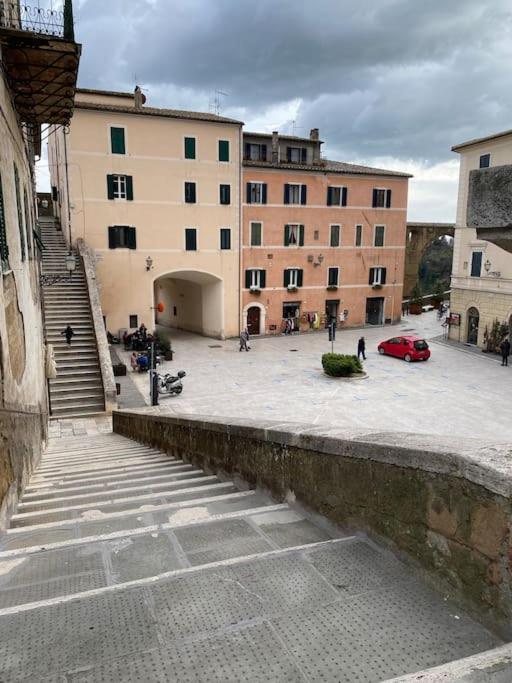 La Sorpresa Sul Bastione With Panoramic Balcony Lägenhet Pitigliano Exteriör bild